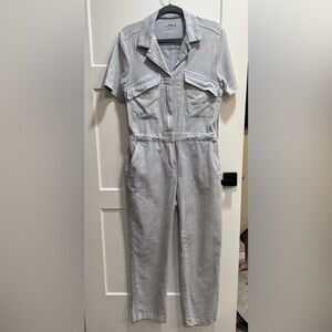 Faherty Light Gray Women's Jumpsuit